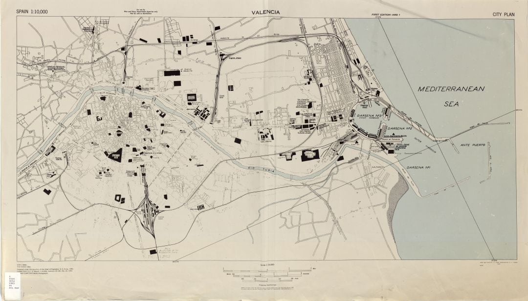 Plano de València del año 1943