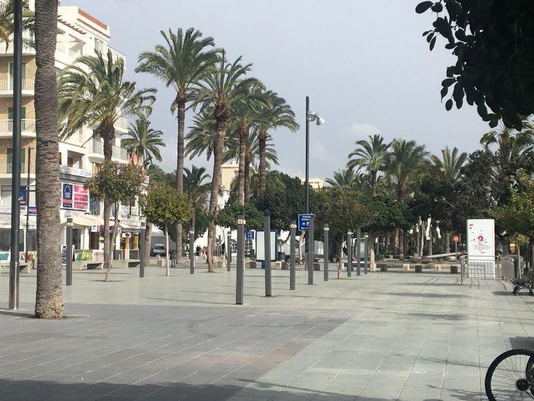 El delito se cometió en el Passeig de ses Fonts