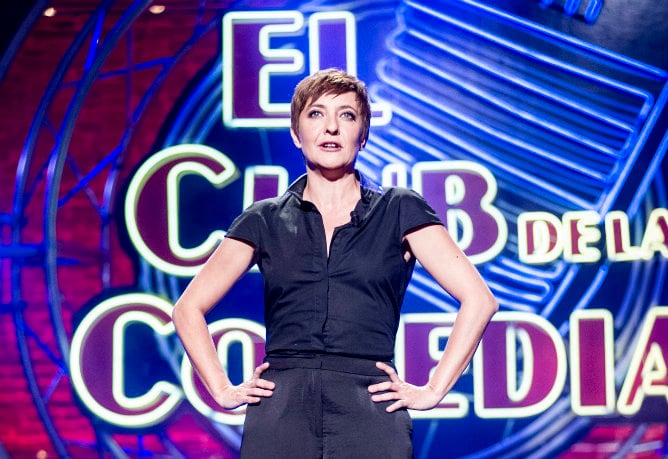 Eva Hache presentando &#039;El club de la comedia&#039;