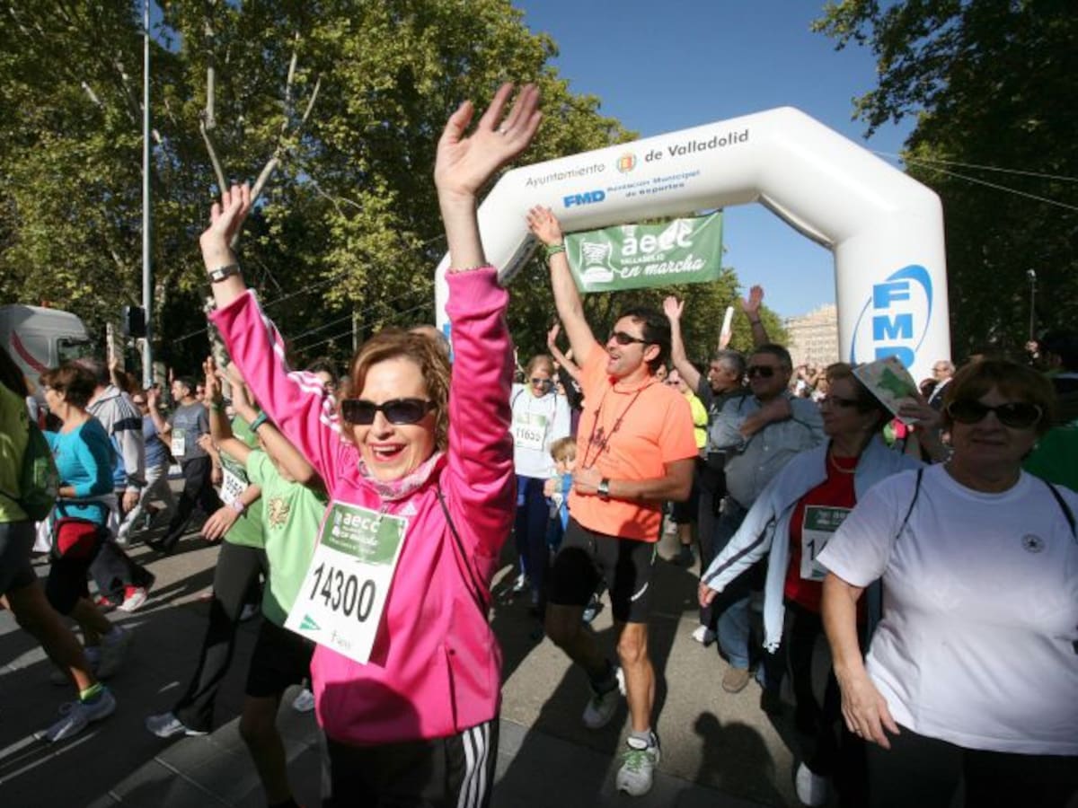 La marcha contra el cáncer supera todas las expectativas en Valladolid