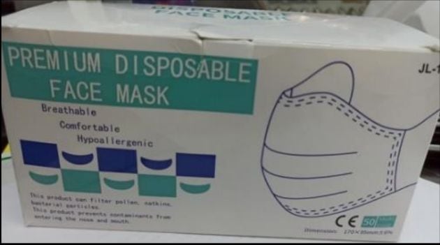 Las Premium Disposable Face Mask.