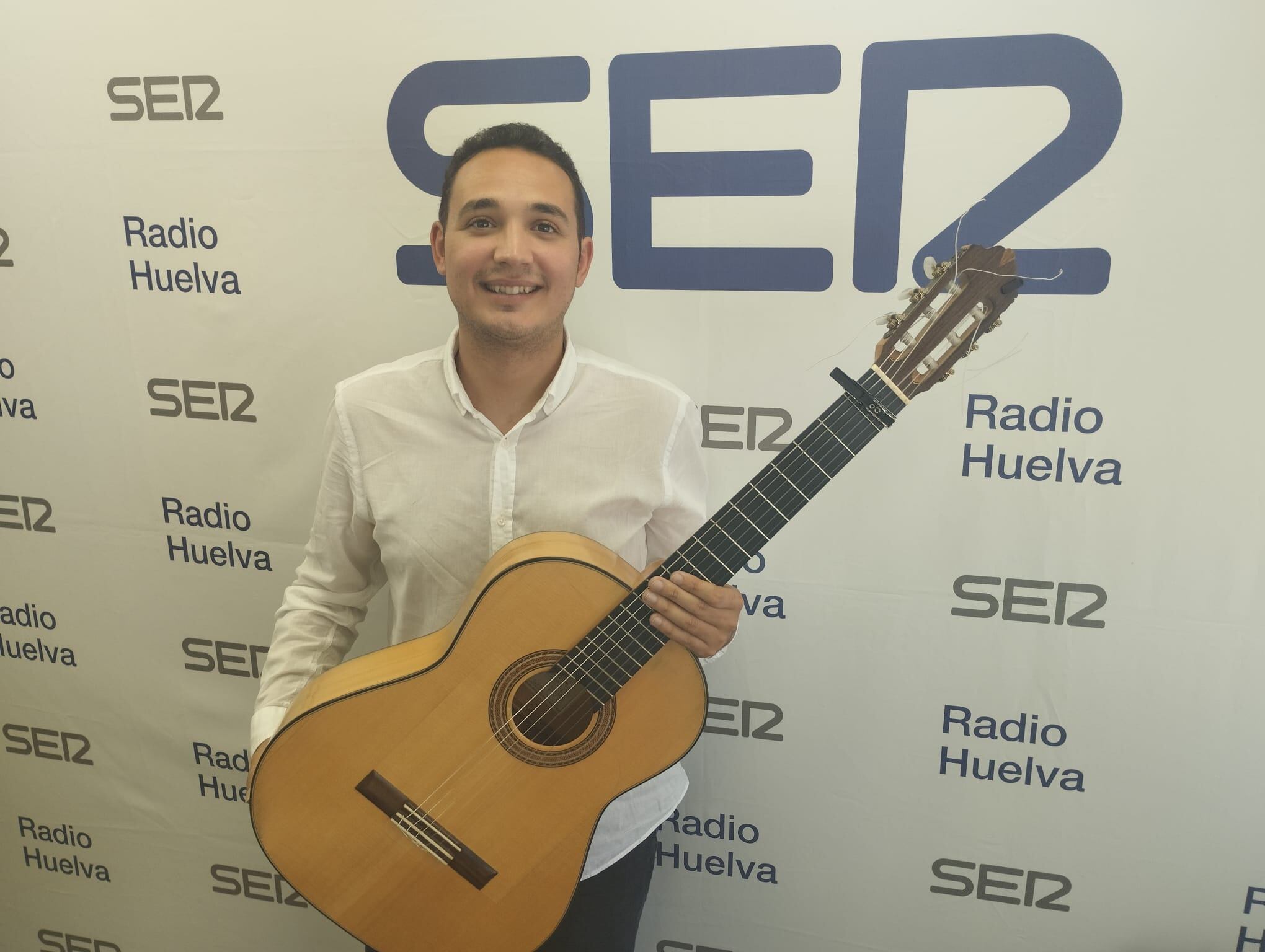 Álvaro Mora, guitarrista onubense ganador del Bordón Minero  en el Festival Internacional del Cante de las Minas 2022