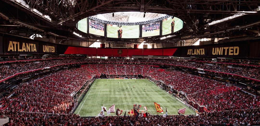 La imagen del estadio del Atlanta United repleto de aficionados