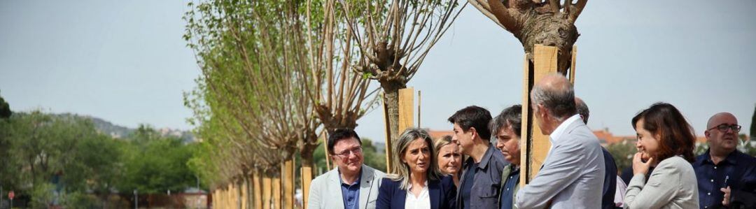 Inauguración de la senda sobre Vega Baja 