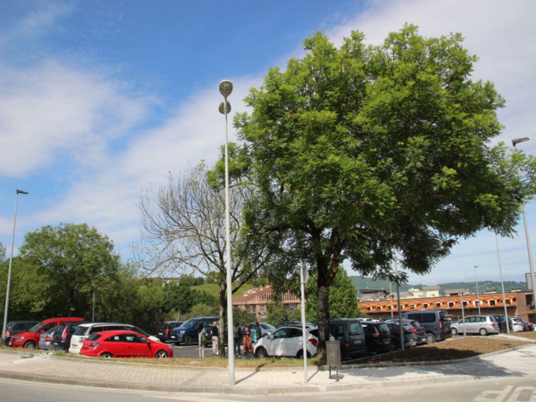 Parking nuevo de la calle Bienabe de Irun