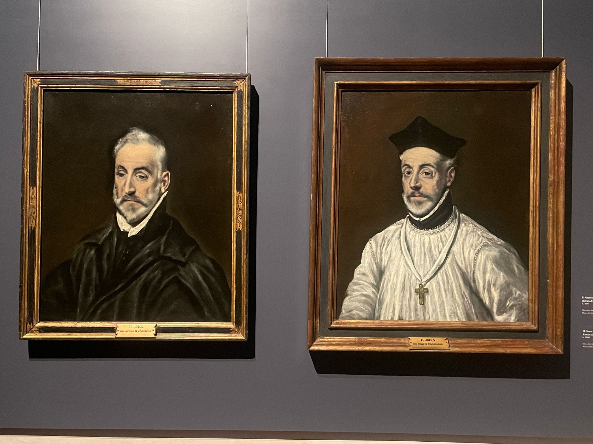 &#039;Retrato de Antonio de Covarrubias&#039; y &#039;Retrato de Diego de Covarrubias&#039; de El Greco