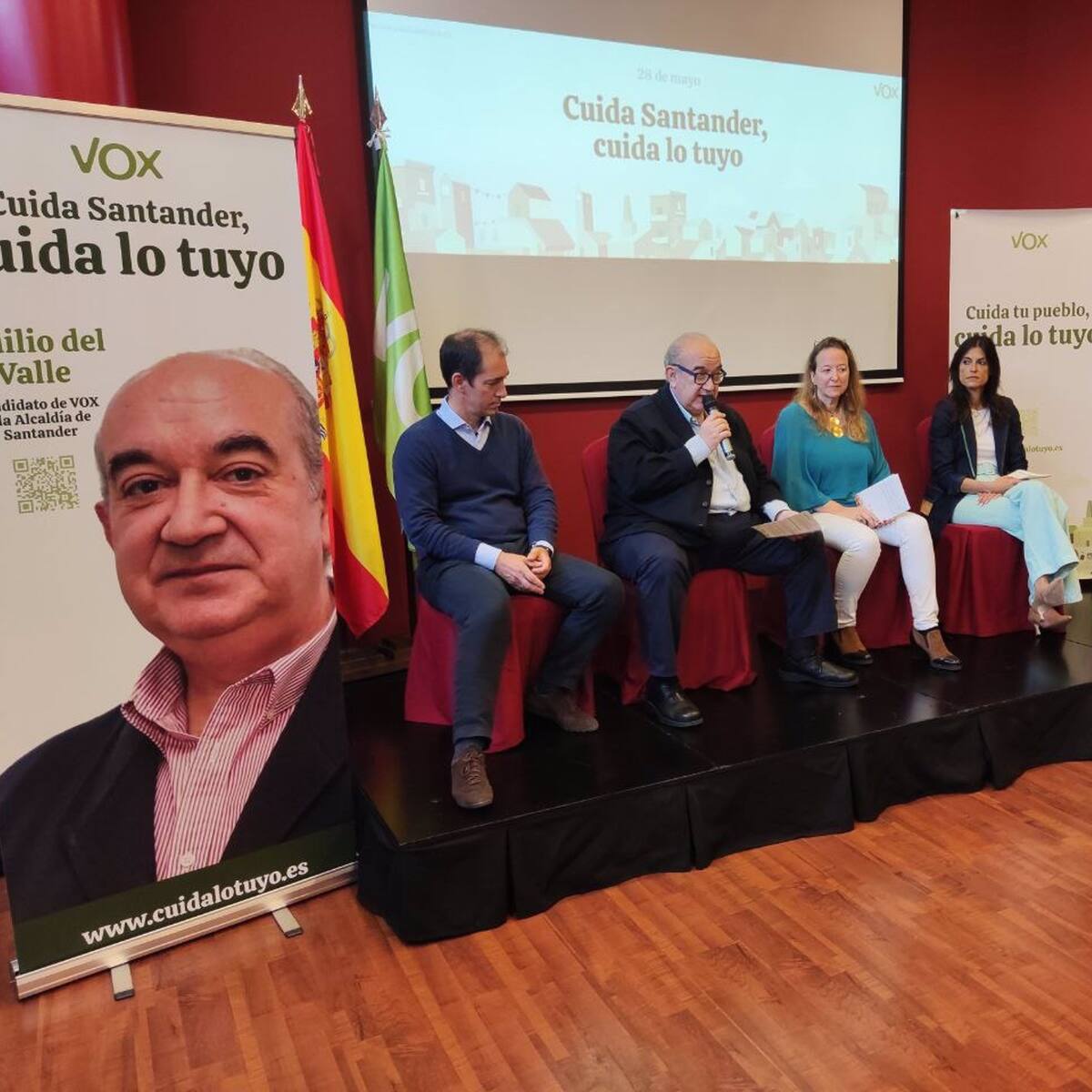 Vox Santander propone recuperar la limpieza y la seguridad, bajar impuestos y no implantar la zona de bajas emisiones