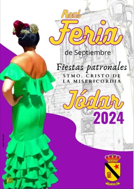 Portada del programa de feria, elaborada por José Antonio Vílchez