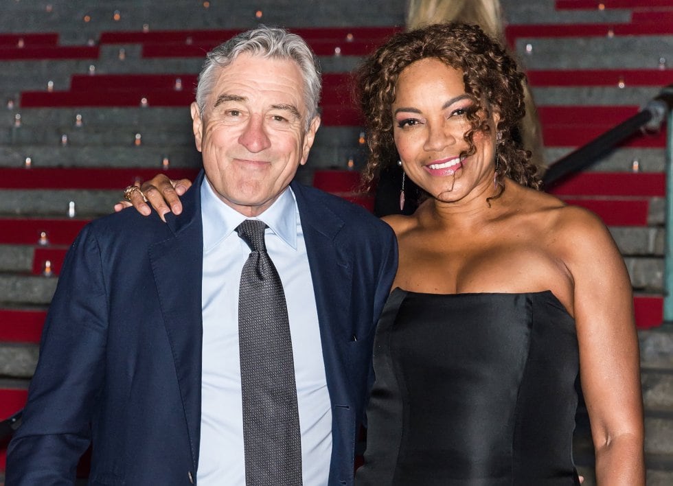 Robert De Niro, uno de los fundadores del Tribeca, junto con Grace Hightower, durante la inauguración del festival. 