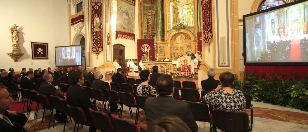 Imagen de la celebración en la UCAM del día de su Patrón, San Antonio