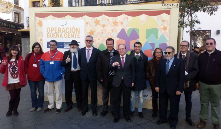 Imagen del pasado 21 de diciembre cuando inauguramos la XXVIII edición de la Operación Buena Gente de Radio Sevilla