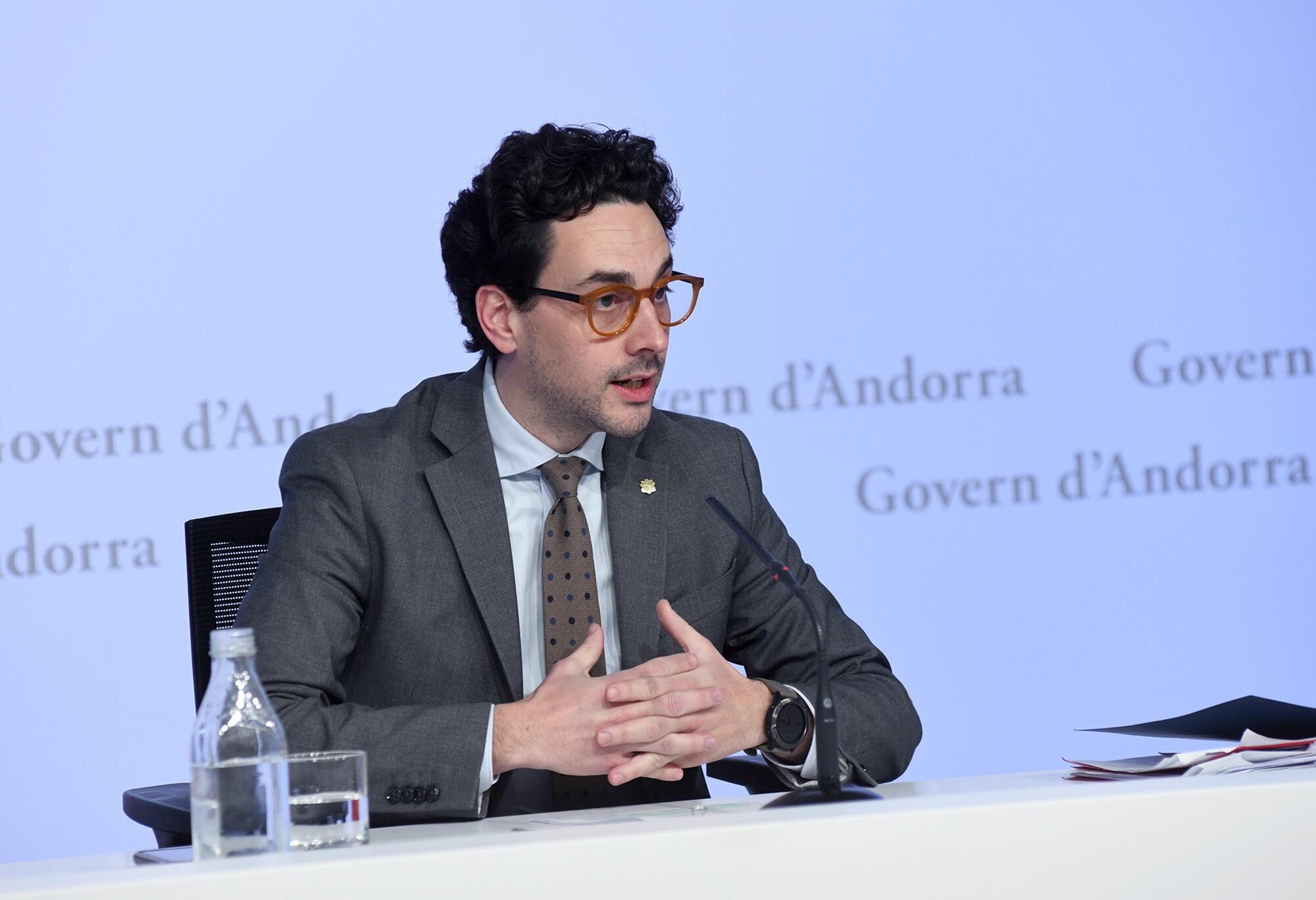 El ministre Portaveu, Guillem Casal.