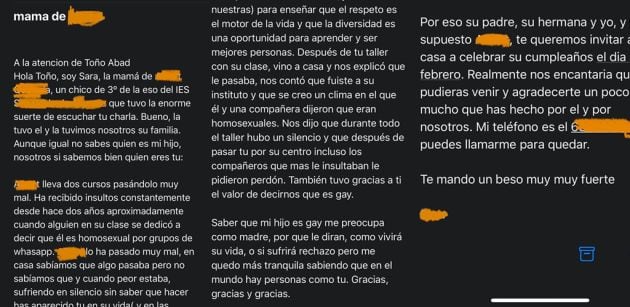 Homofobia y adolescencia: carta de una madre