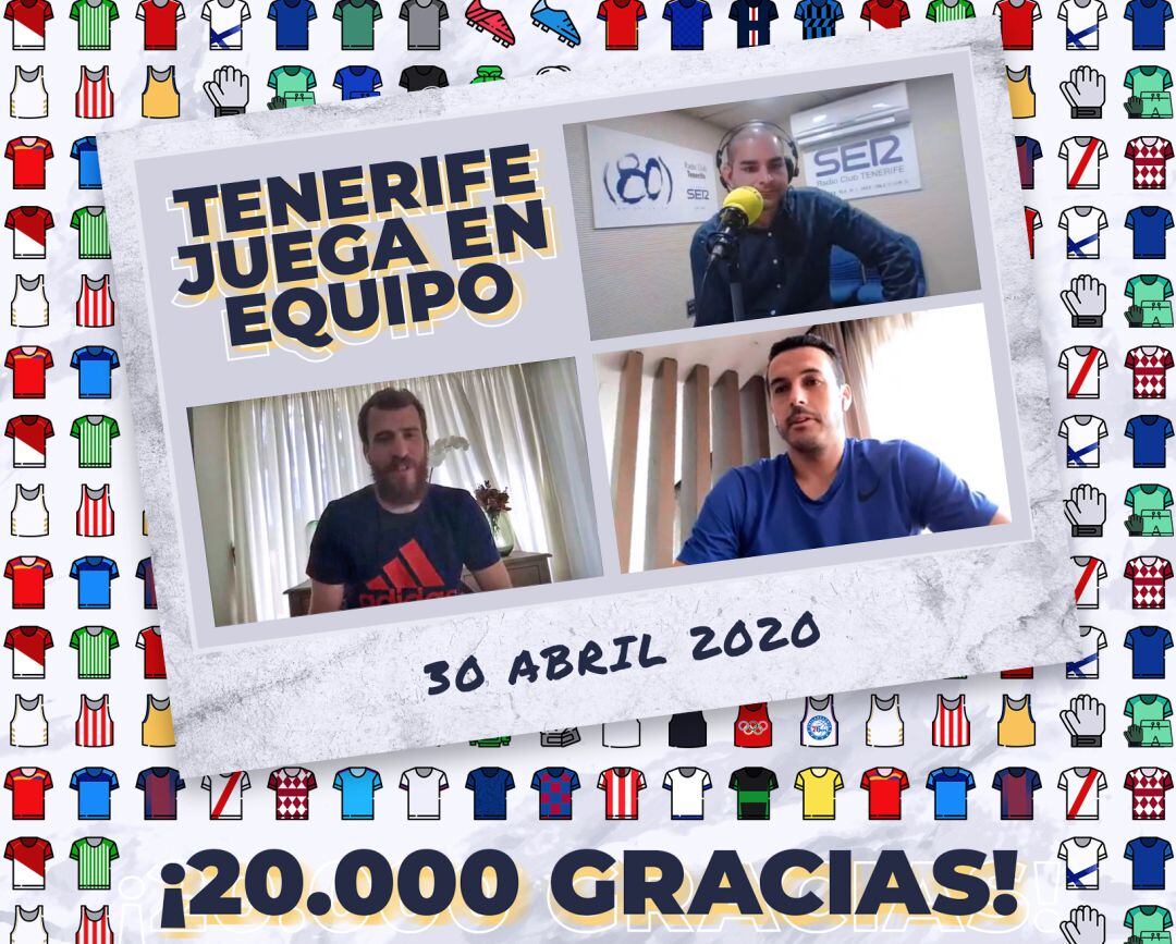 Cartel de #TenerifeJuegaEnEquipo
