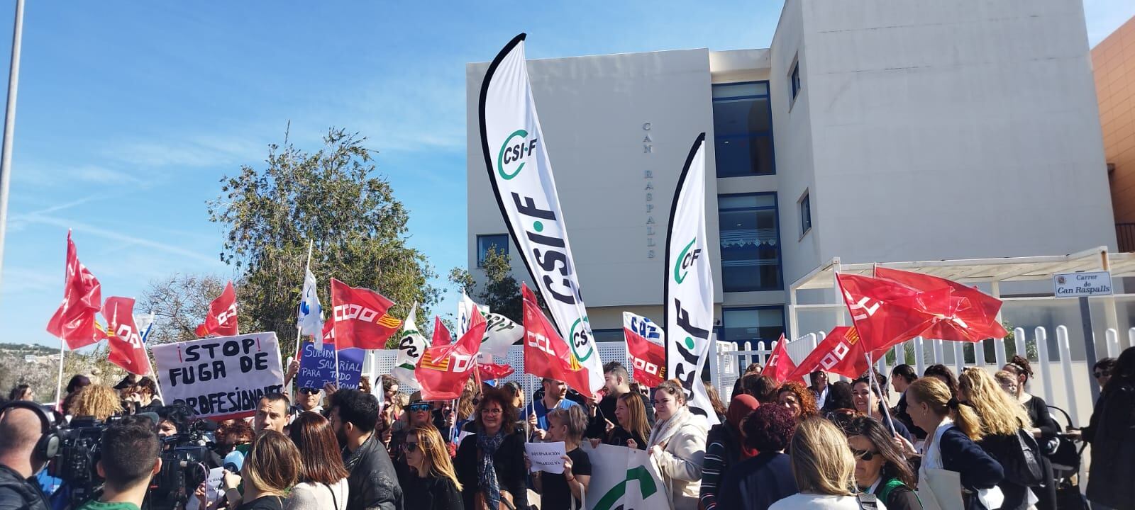 Imagen de la protesta