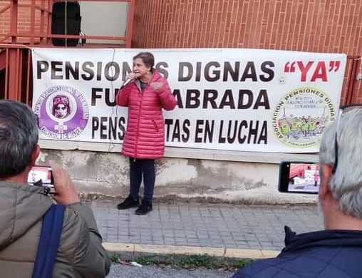 La doctora Mar Noguerol continúa participando en todas las concentraciones por la sanidad pública de calidad en Fuenlabrada