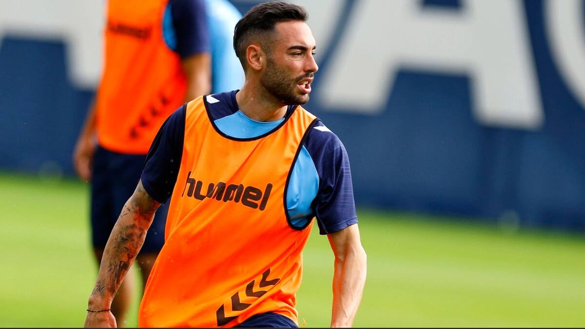 Cordero, Merino y Ochoa todavía no se entrenaron con el Málaga