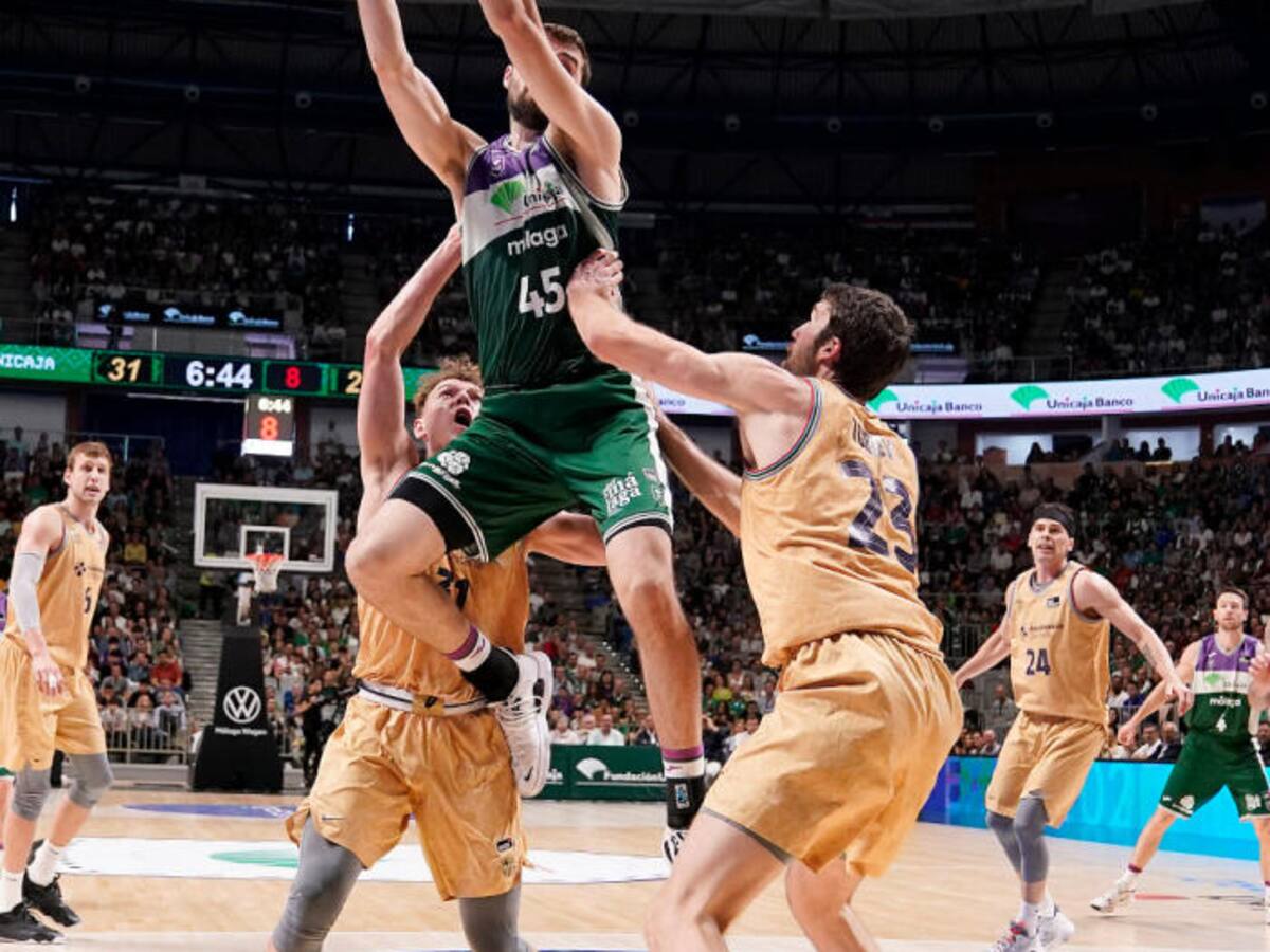 El Unicaja en un gran momento ante el todopoderoso Barcelona