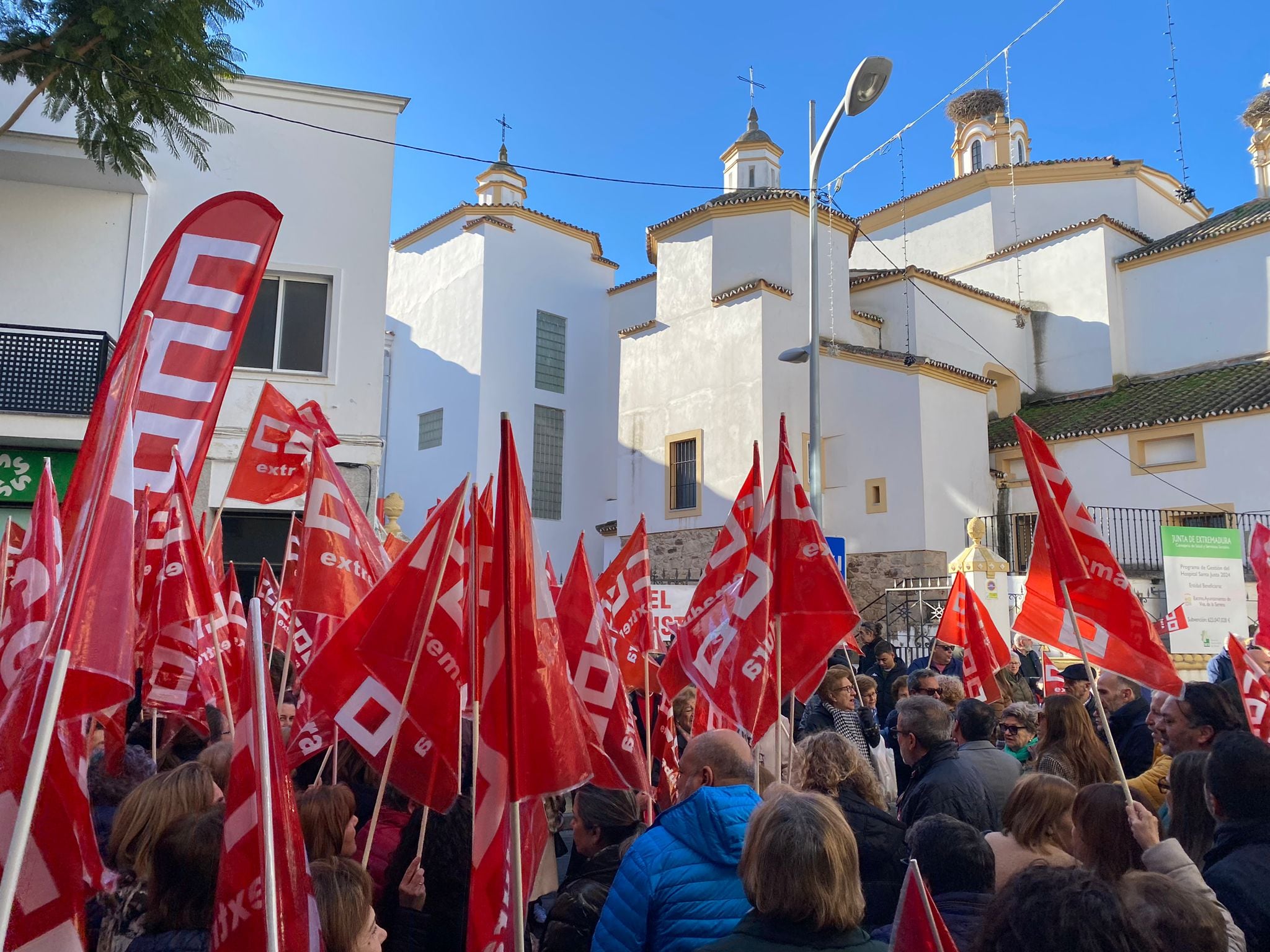 CCOO reclama soluciones para evitar el cierre del Hospital Santa Justa en Villanueva de la Serena