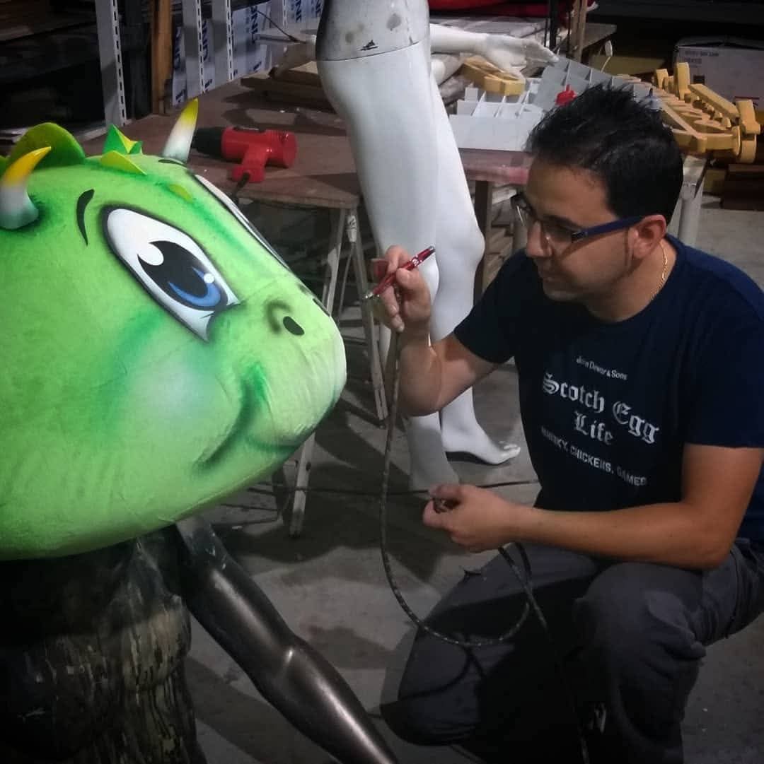 Chema Riquelme, artista plástico onubense