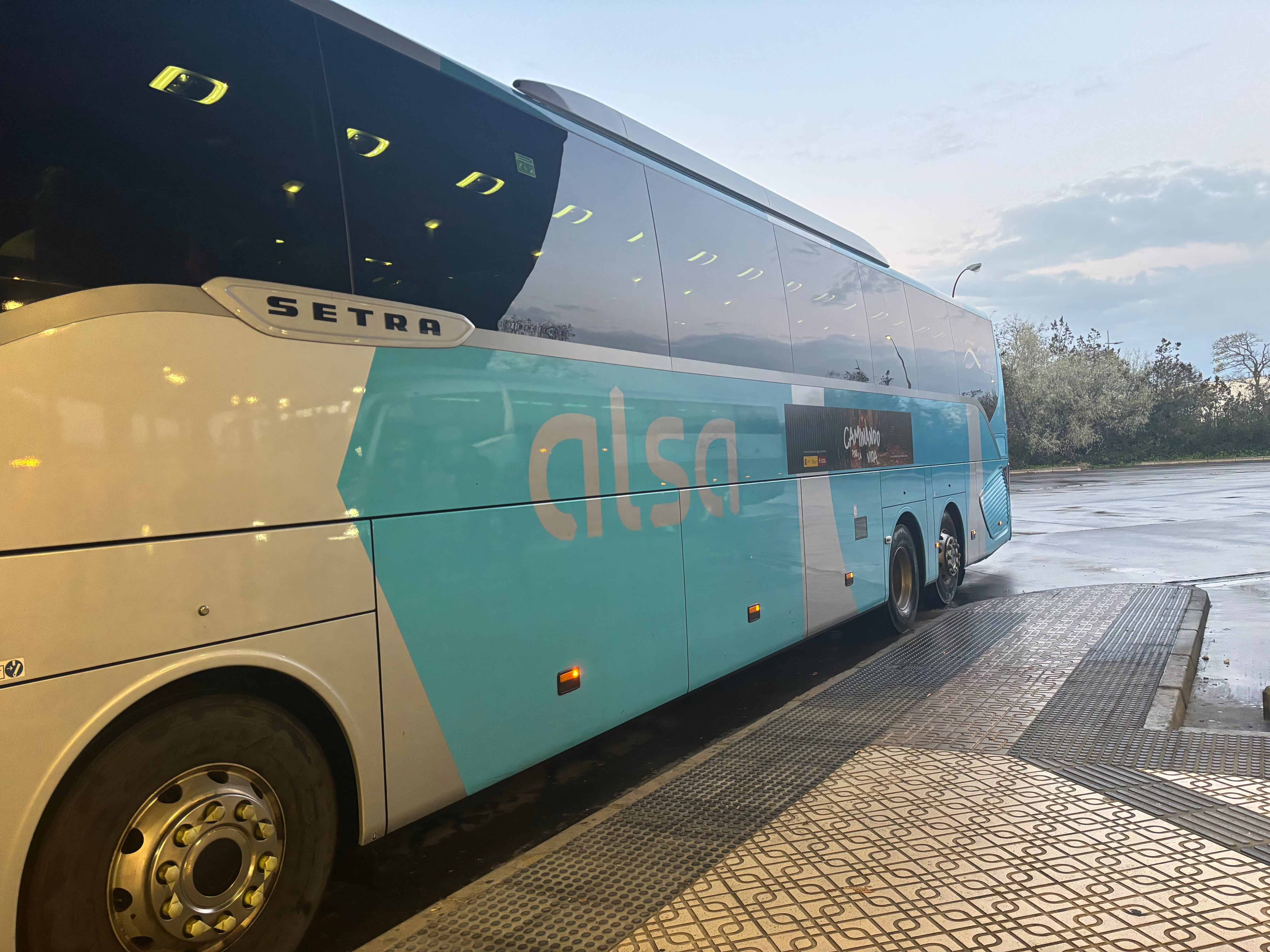 Bus Alsa en Aranda