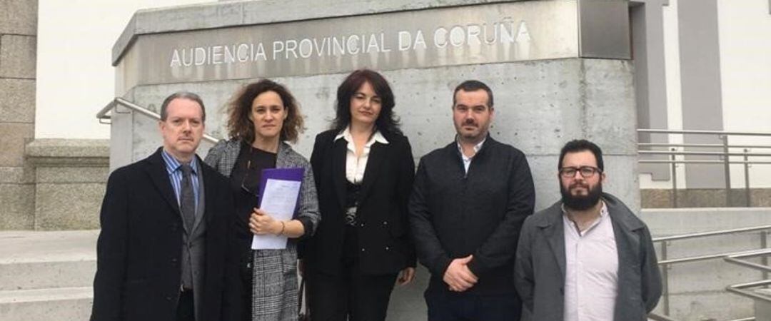 Concejales de la oposición en la Audiencia Provincial