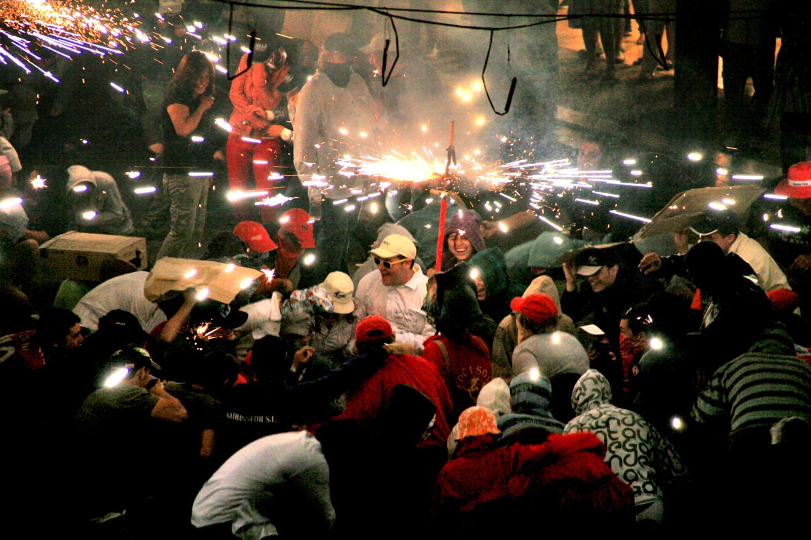 Imagen de archivo de un correfoc de las fiestas de Dénia.