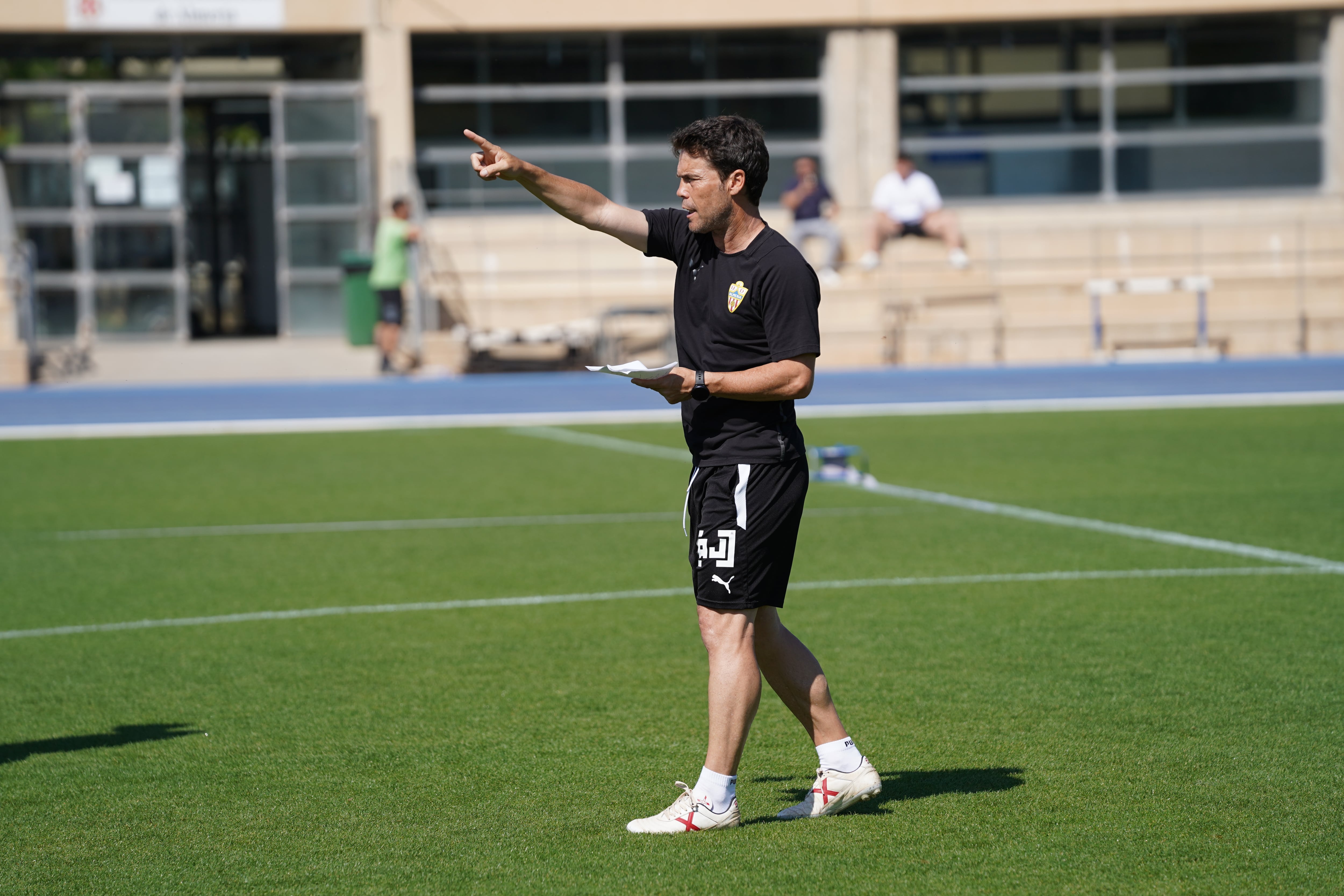 Rubi ha vivido una semana tranquila con el Almería.