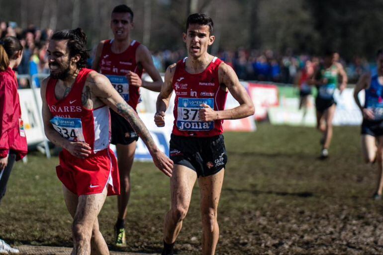 David Bascuñana, al finalizar el Nacional de Cross en Gijón.