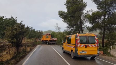 Operativo de limpieza de las carreteras