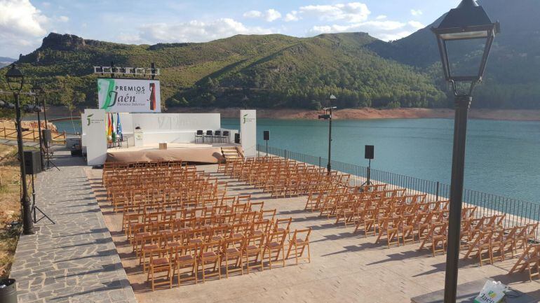 Escenario de la entrega de los premios &#039;Jaén, Paraíso Interior&#039; 2016