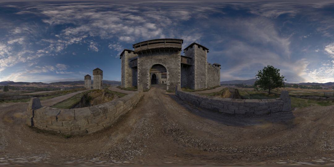 Recreación catedral de Vitoria