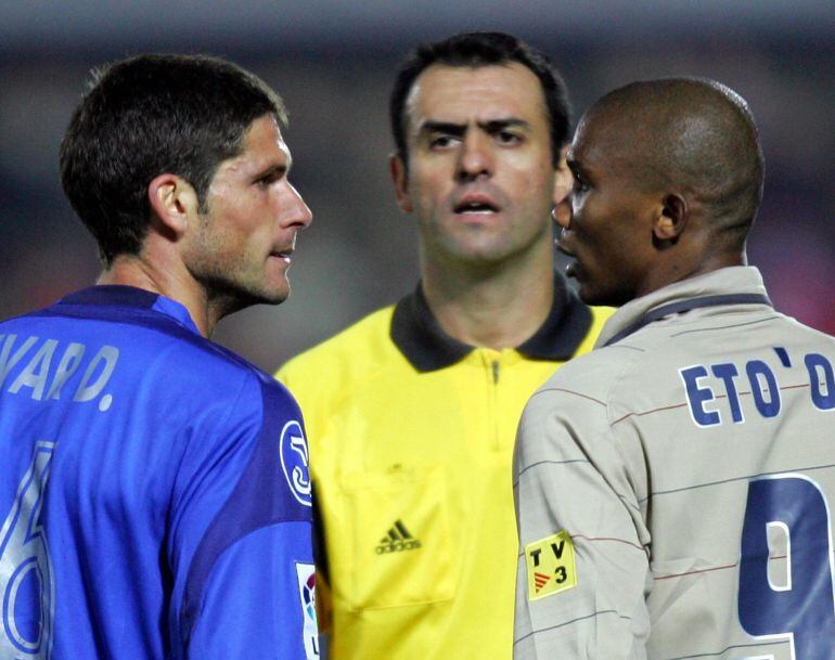 Pino Zamorano durante un partido en 2004.