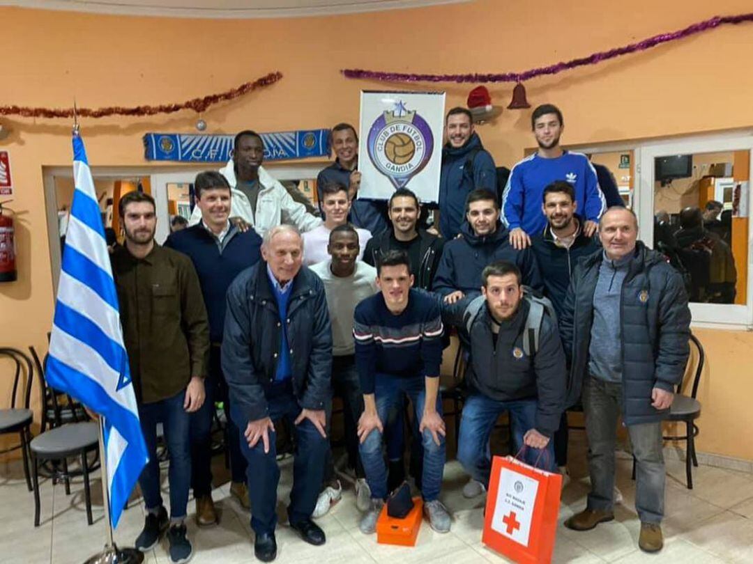 Cena de equipo del CF Gandia para celebrar el gran año blanquiazul