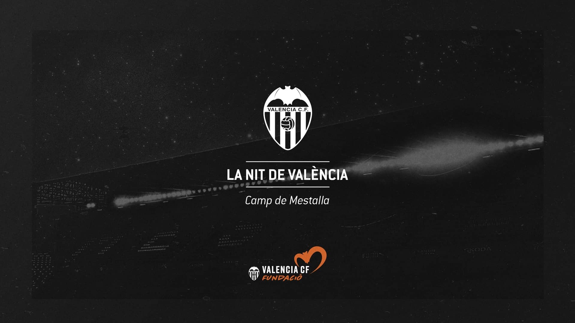 Imagen de promoción de 'La nit del València' una cena solidaria organizada por el Valencia CF y su Fundación.