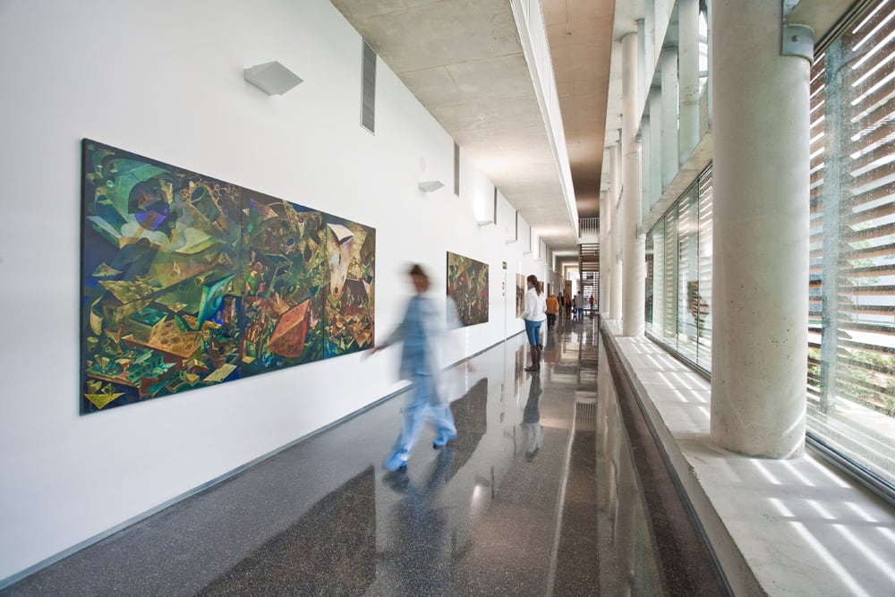 Interior del Hospital de Dénia en una imagen de archivo