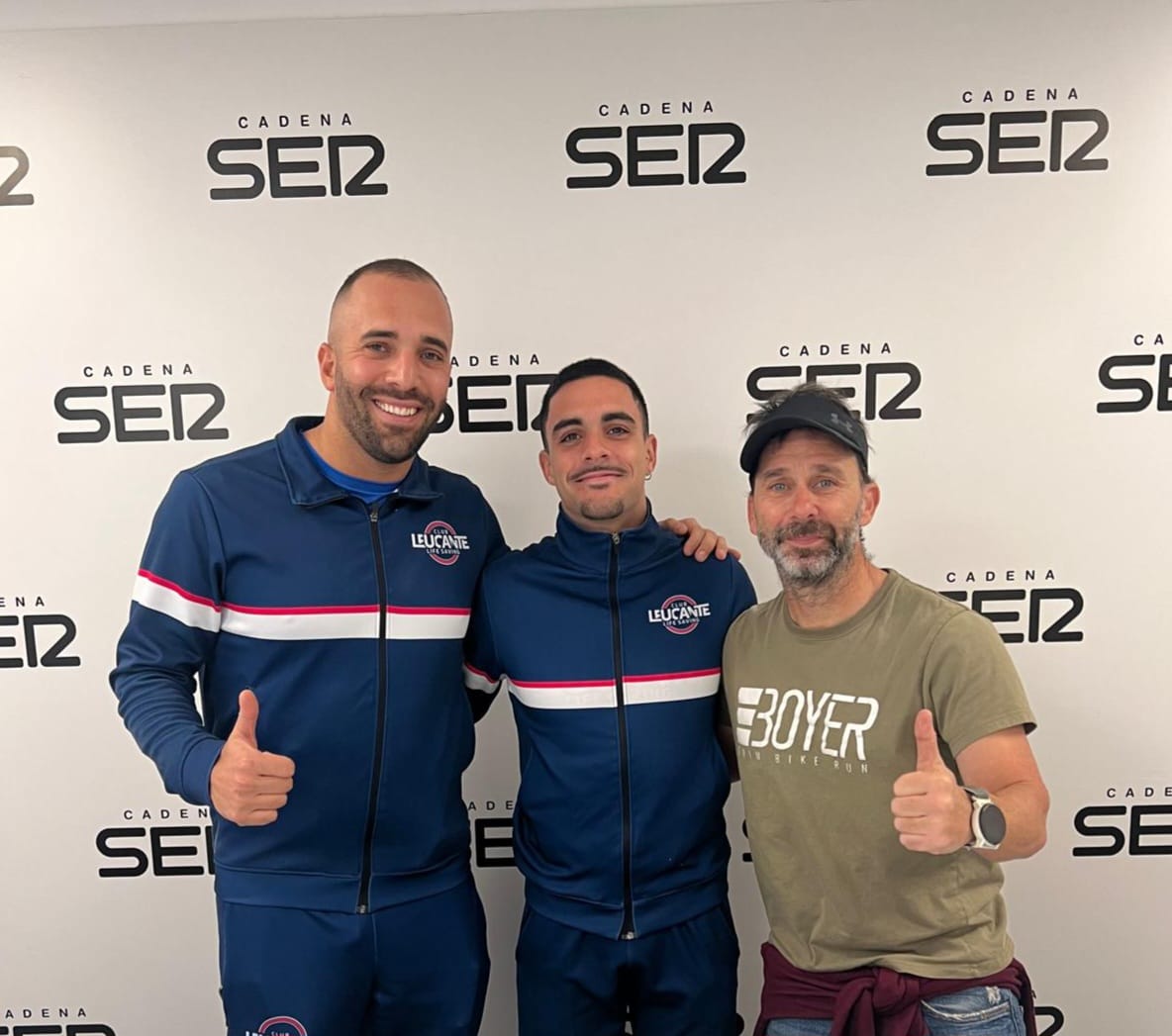 Luis de Frutos y Mario Ginerés con BigMike