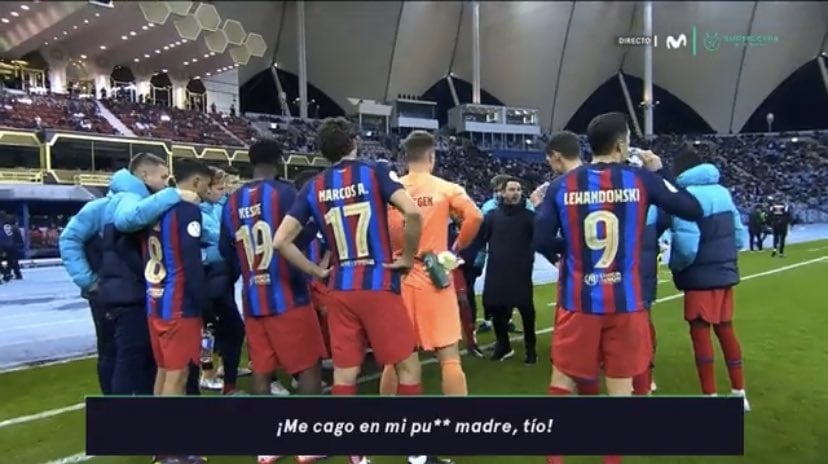 Xavi recrimina a sus jugadores el juego expuesto en la semifinal de Supercopa de España