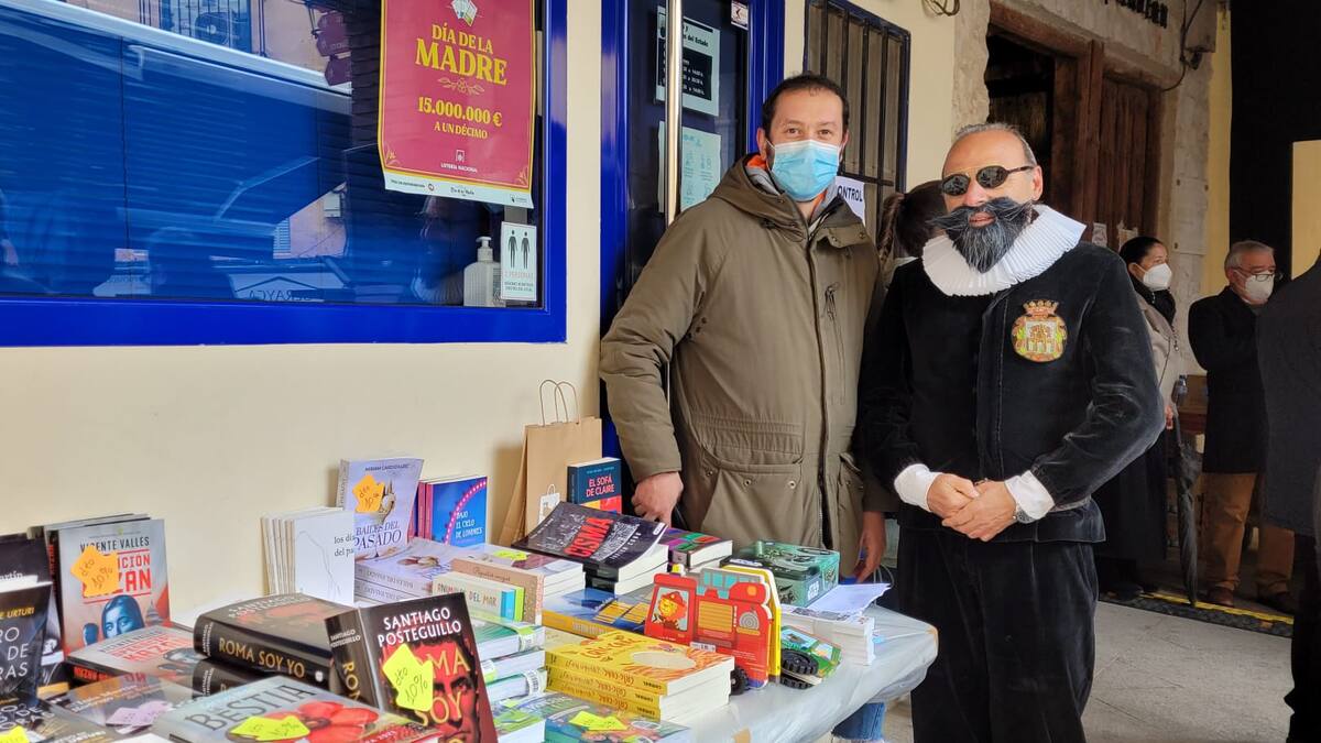 Quijoteando bajo la lluvia en Aranda