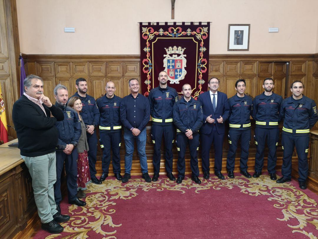 Siete bomberos se incorporan al cuerpo en Palencia