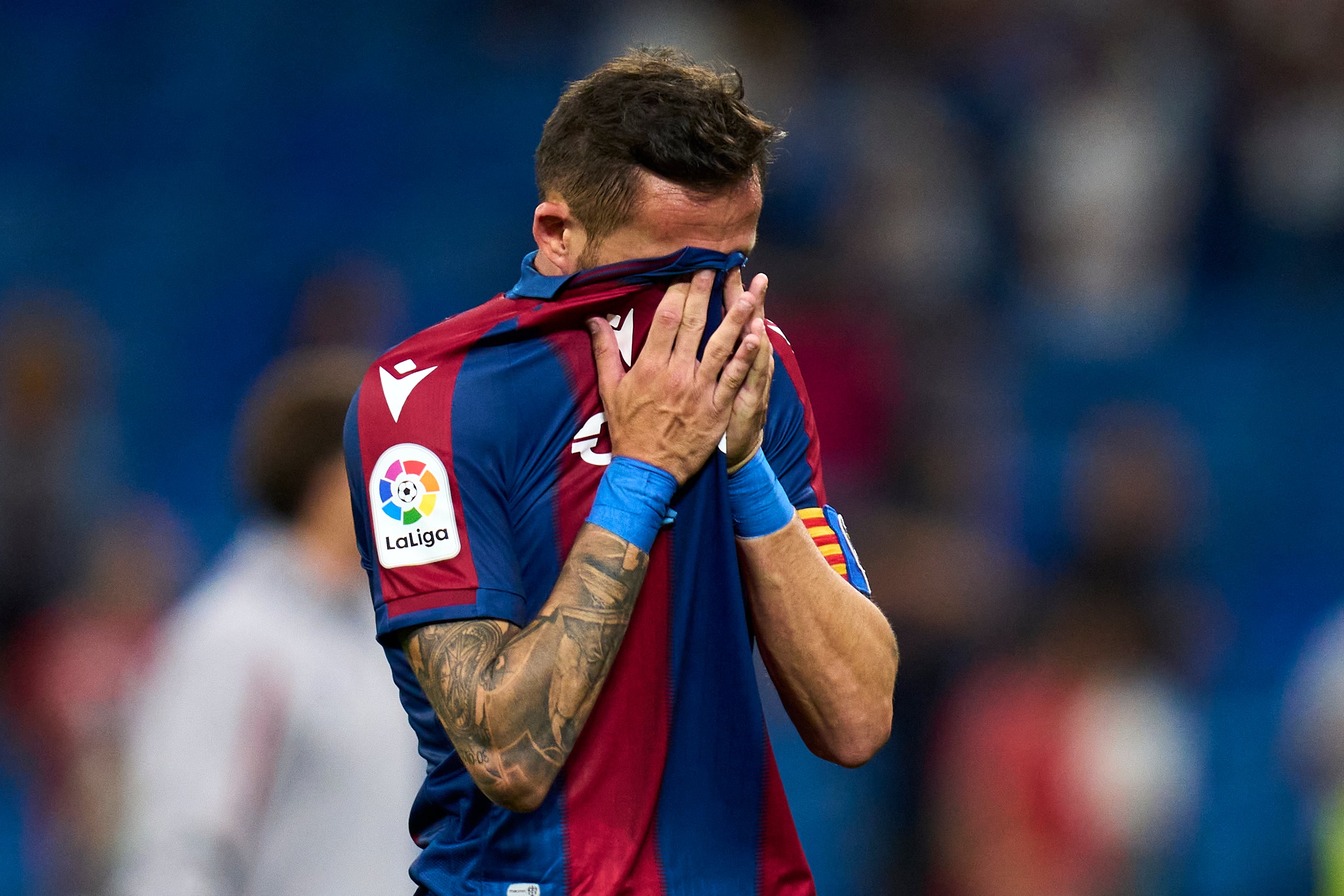 José Luis Morales después del partido ante el Real Madrid.