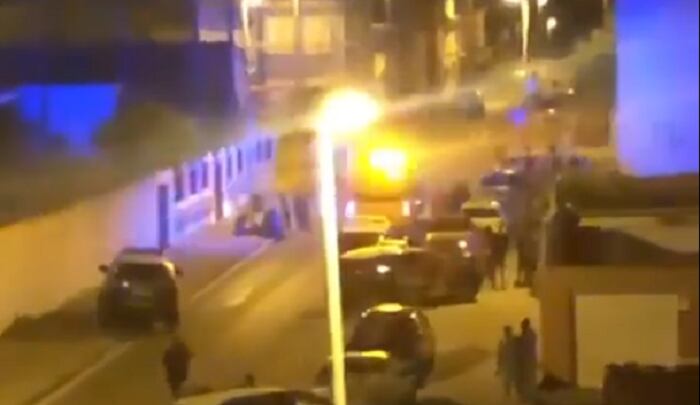 Un momento del suceso