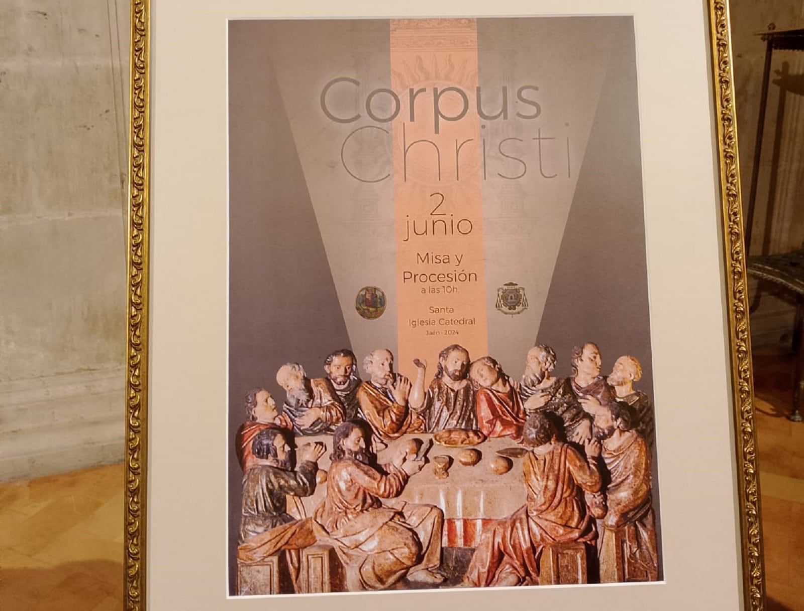 Cartel para la festividad del Corpus Christi de Jaén para este 2024