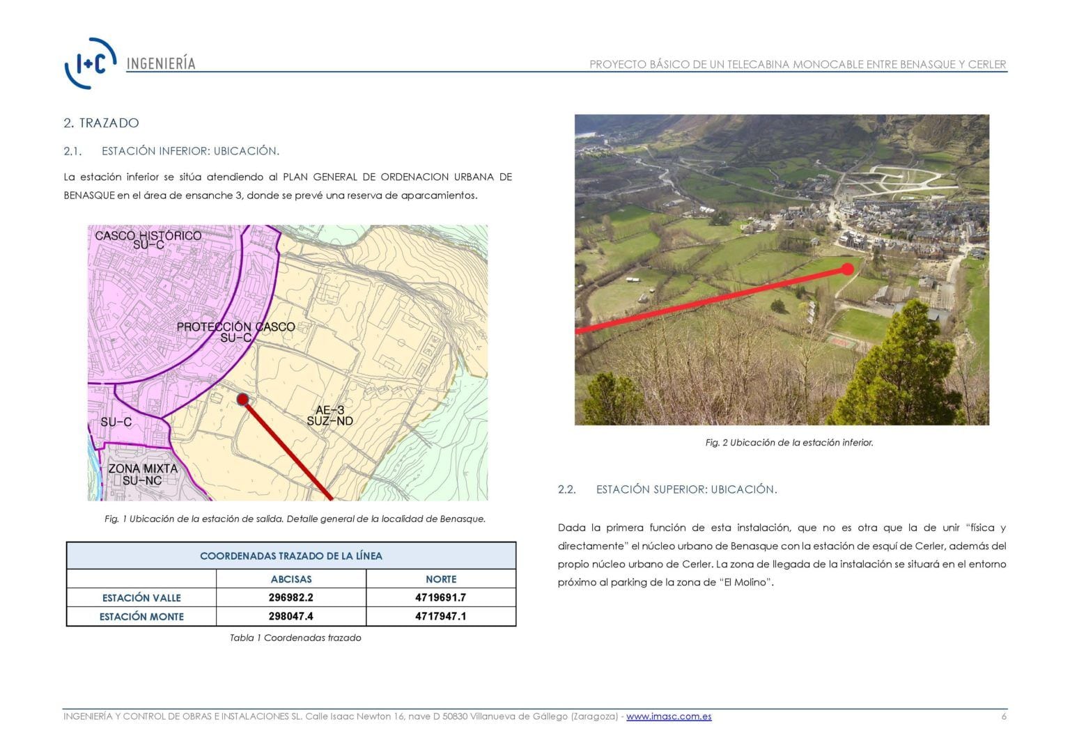 Proyecto del telecabaina de Benasque al Molino