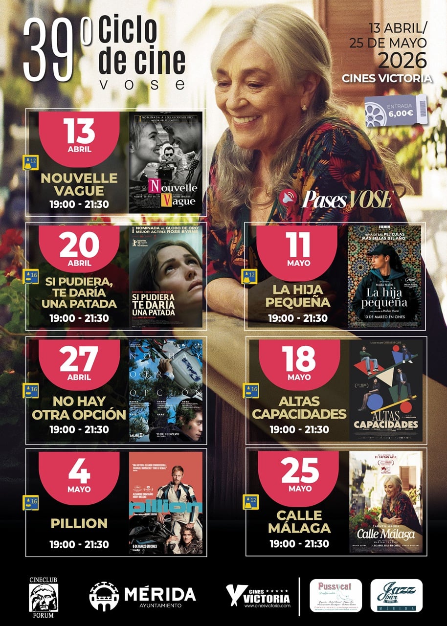 Cartel 39º Ciclo de Cine en VOSE