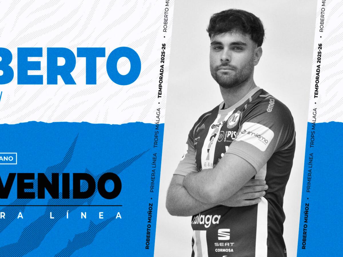 Roberto Muñoz quinto fichaje del Trops Málaga
