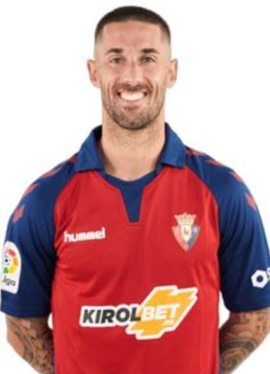 Lillo durante su etapa en el Osasuna