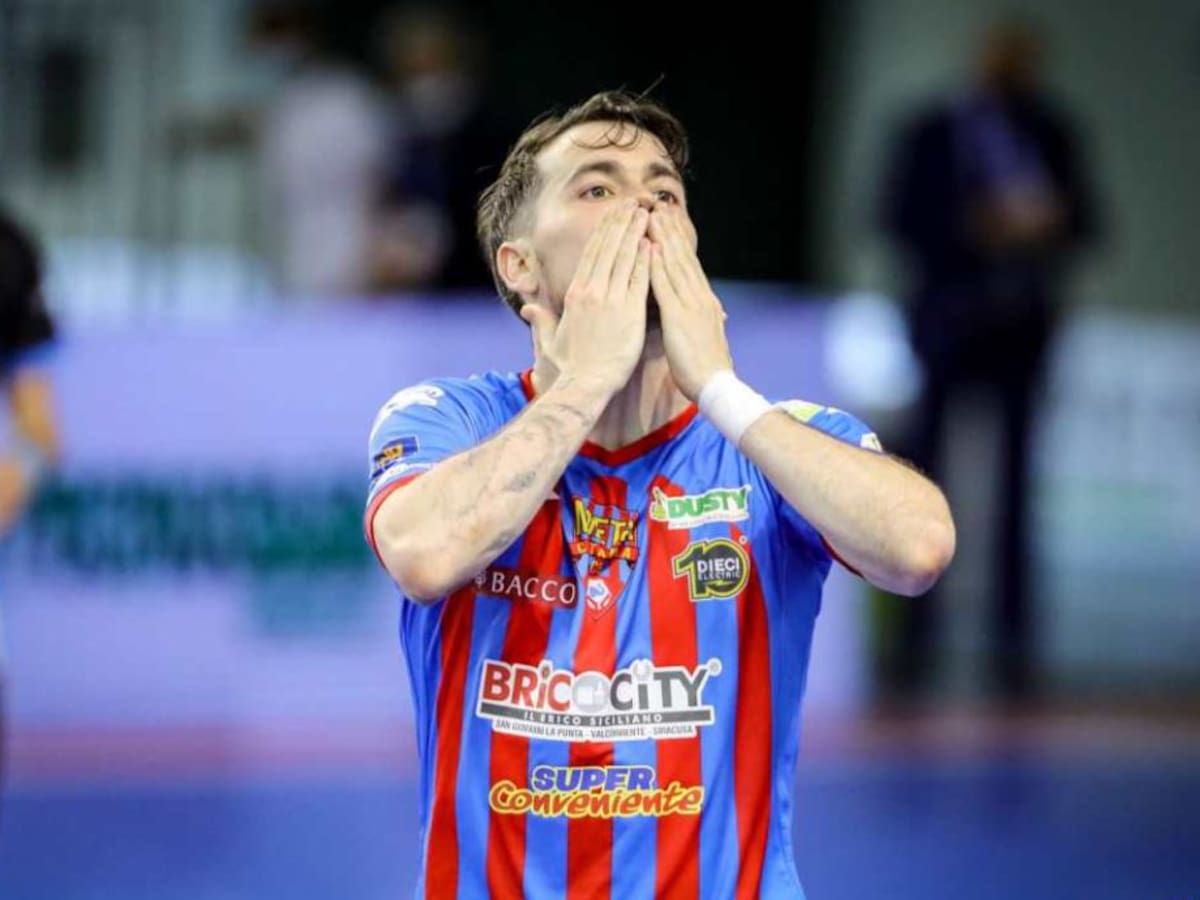 Josiko, subcampeón de la liga italiana de futsal con el Meta Catania