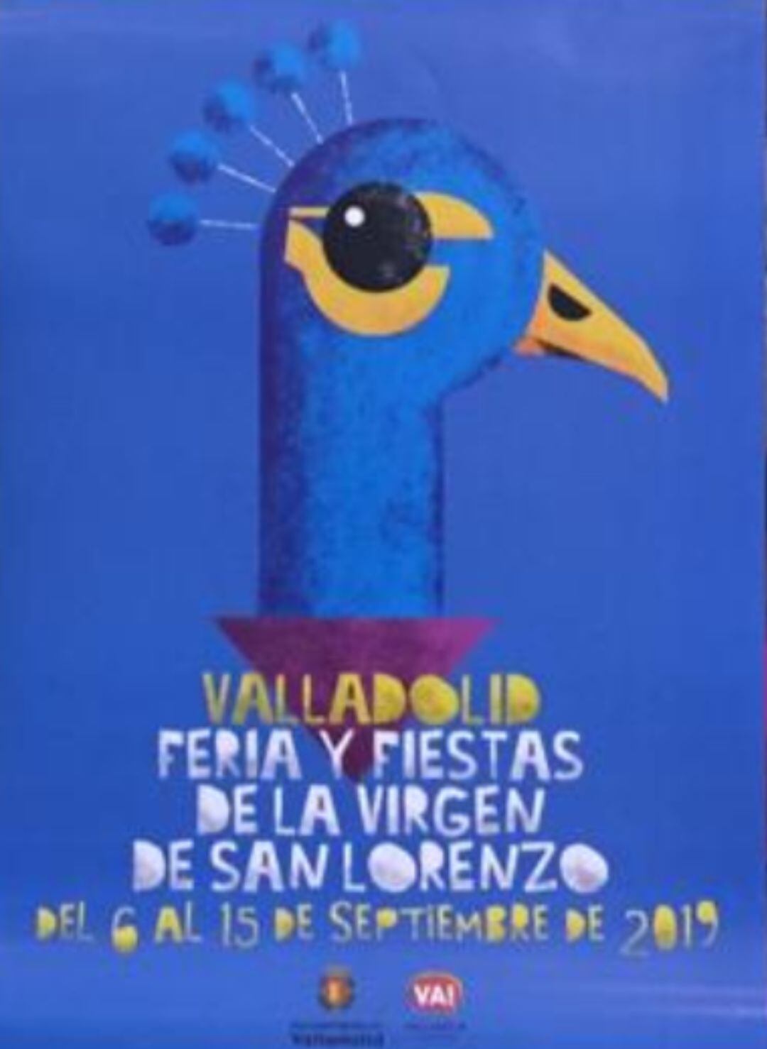 Cartel que ilustra las fiestas de Valladolid