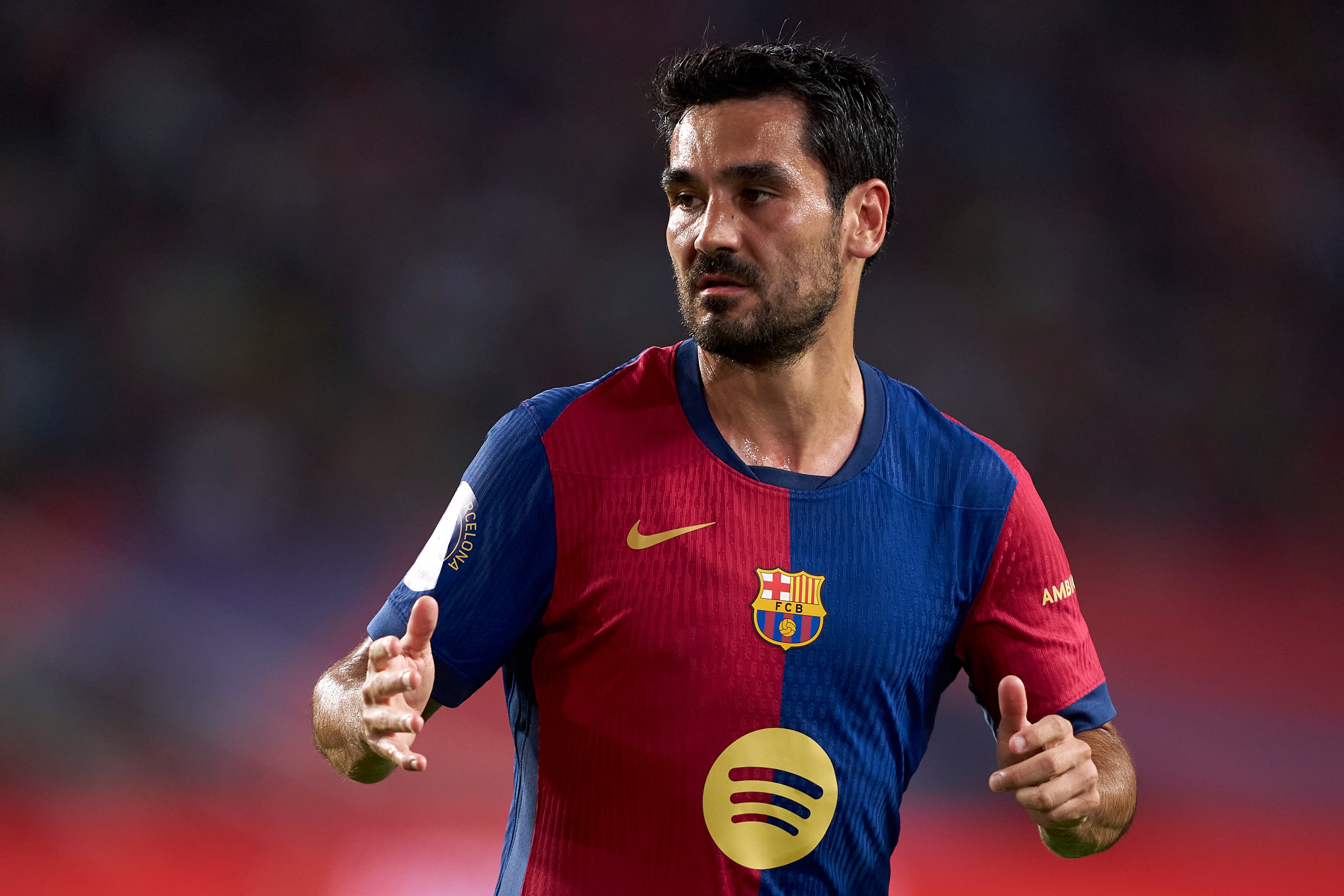 Gundogan, durante la pretemporada con el FC Barcelona